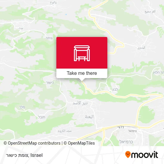Карта צומת כישור