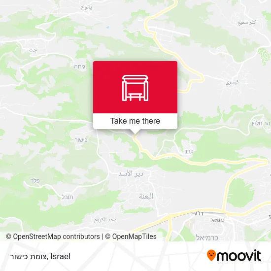 Карта צומת כישור