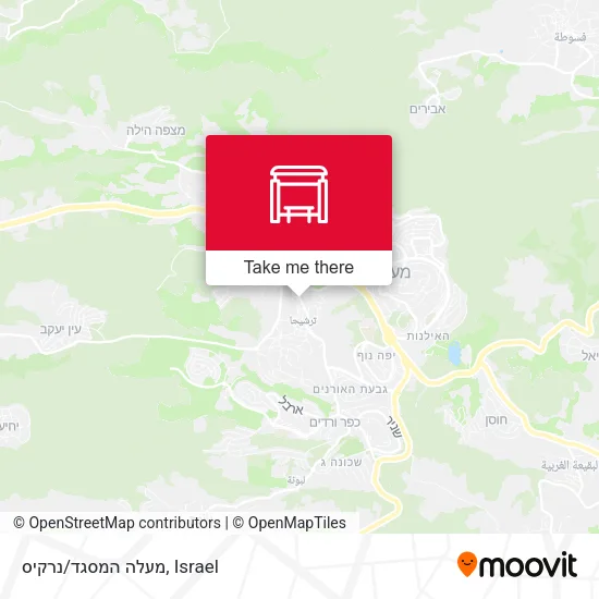 Карта מעלה המסגד/נרקיס
