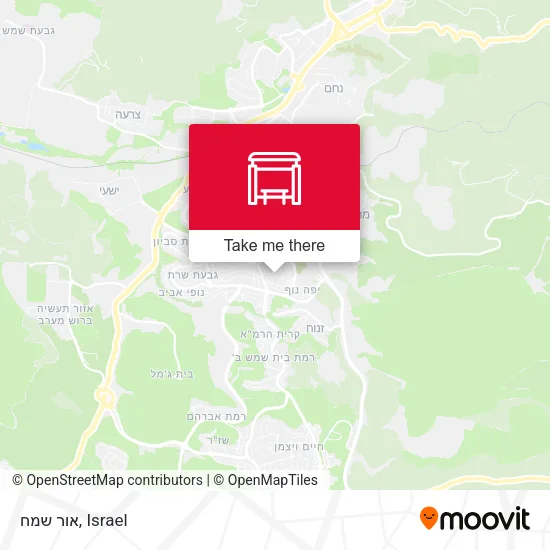 אור שמח map