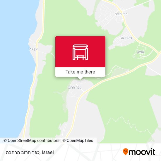 כפר חרוב הרחבה map