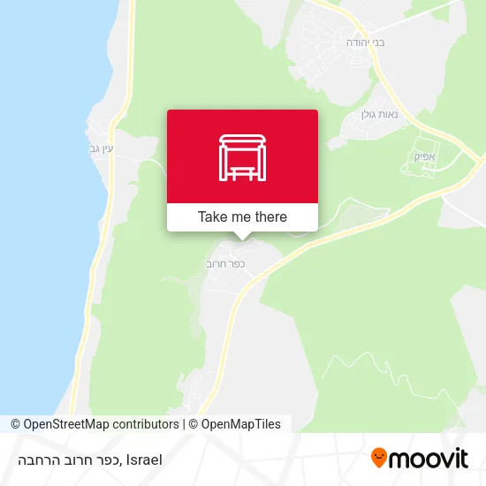 כפר חרוב הרחבה map