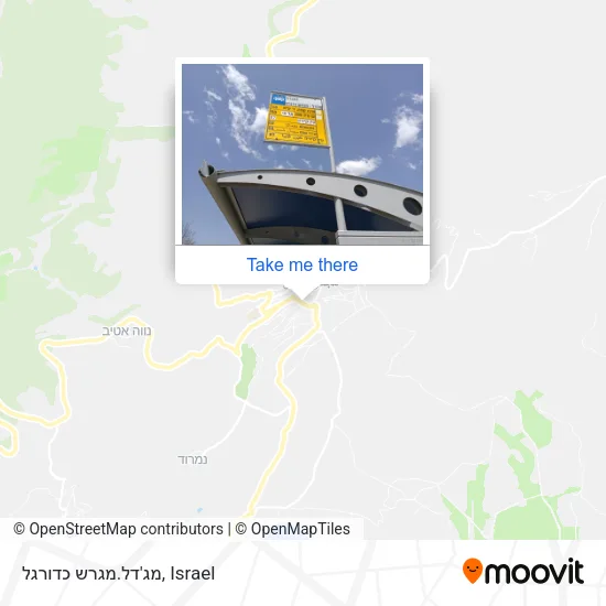 Карта מג'דל.מגרש כדורגל