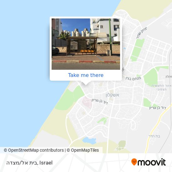 בית אל/מצדה map