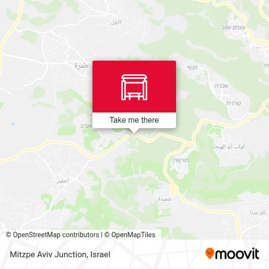 Mitzpe Aviv Junction map