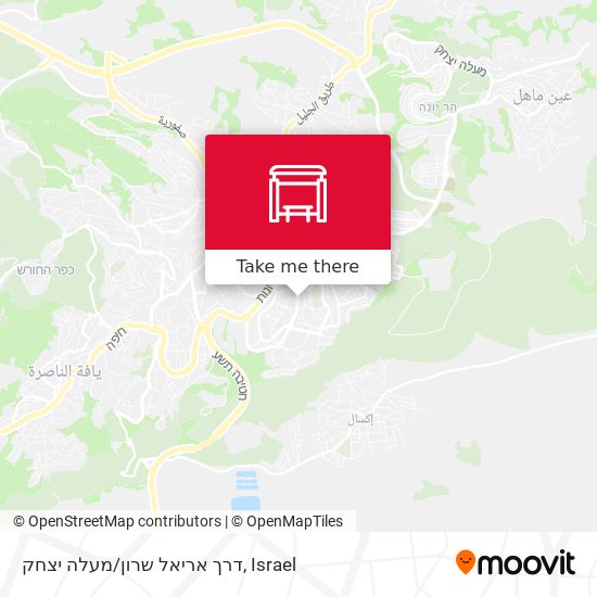 Карта דרך אריאל שרון/מעלה יצחק