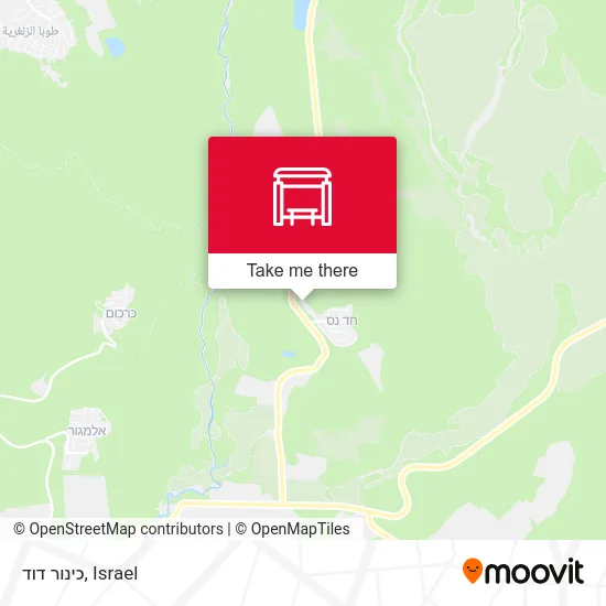 Карта כינור דוד