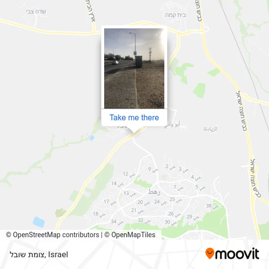 Карта צומת שובל