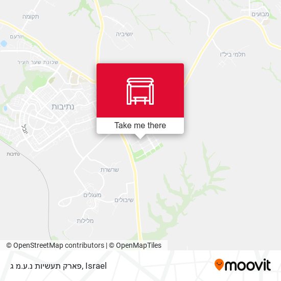פארק תעשיות נ.ע.מ ג map