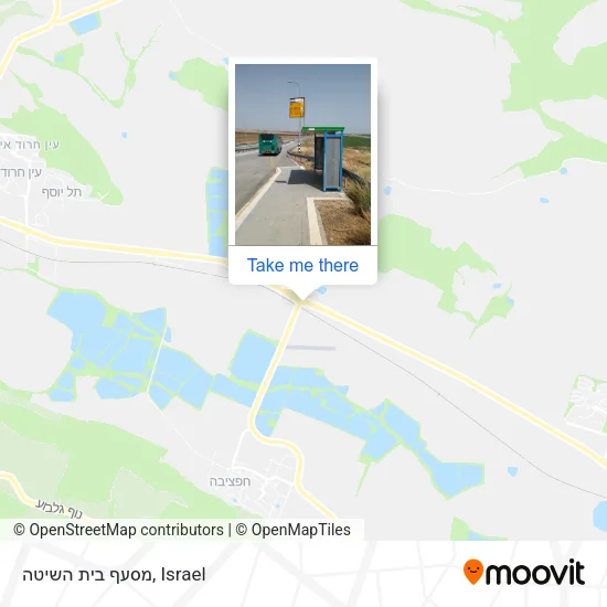 Карта מסעף בית השיטה