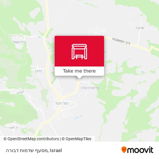 מסעף שדמות דבורה map