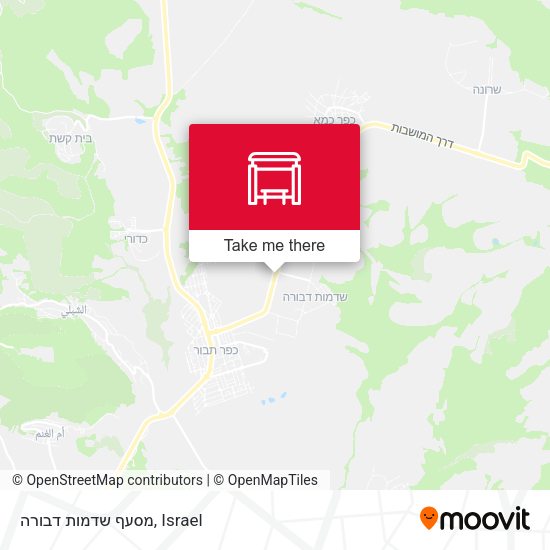 מסעף שדמות דבורה map
