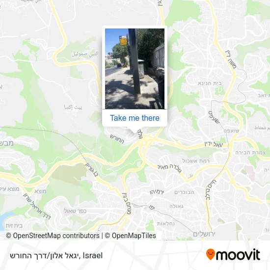 Карта יגאל אלון/דרך החורש