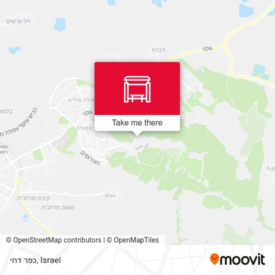 Карта כפר דחי