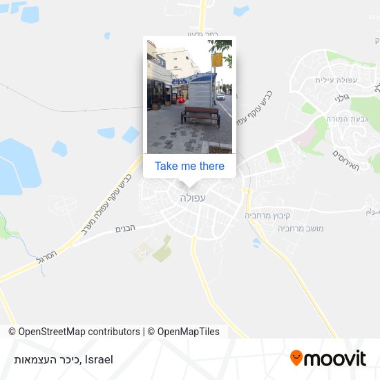 כיכר העצמאות map
