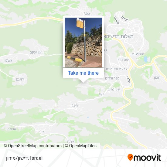 דישון/מירון map