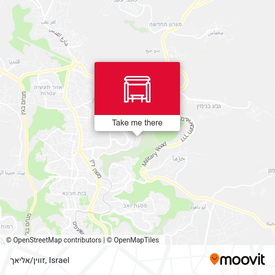 זווין/אליאך map