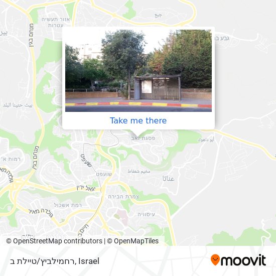 רחמילביץ/טיילת ב map