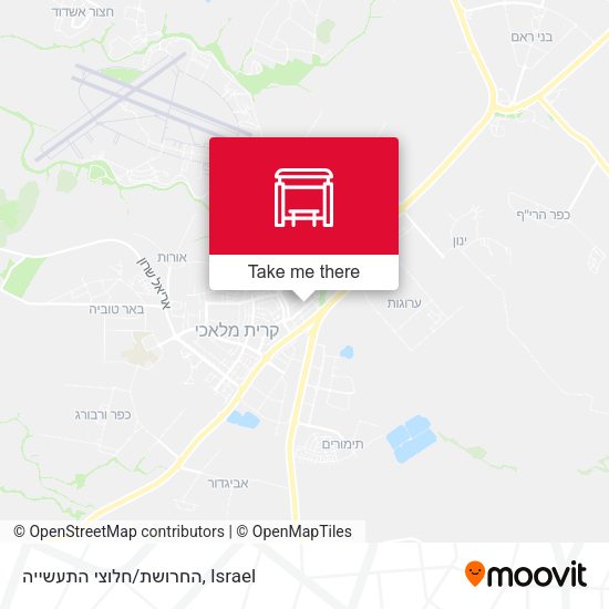 החרושת/חלוצי התעשייה map