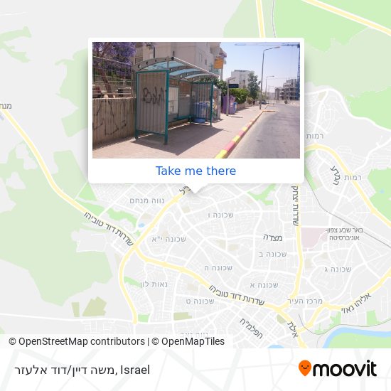 משה דיין/דוד אלעזר map