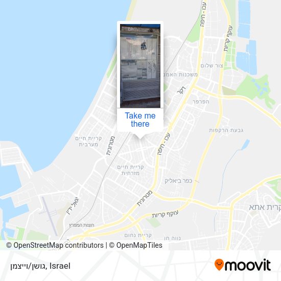 גושן/וייצמן map