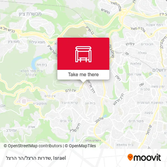 Карта שדרות הרצל/הר הרצל