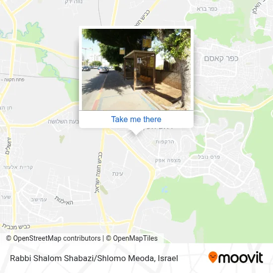 Rabbi Shalom Shabazi / Shlomo Meoda map