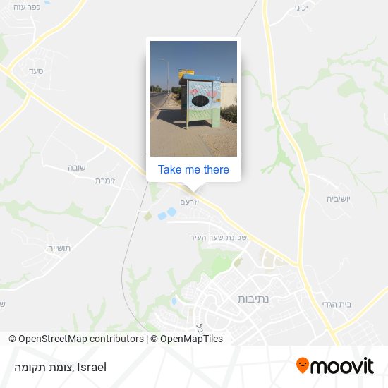 צומת תקומה map