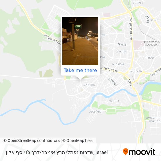 שדרות נפתלי הרץ אימבר / דרך ג'ו יוסף אלון map