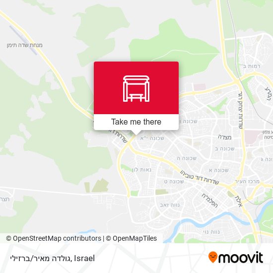 גולדה מאיר/ברזילי map