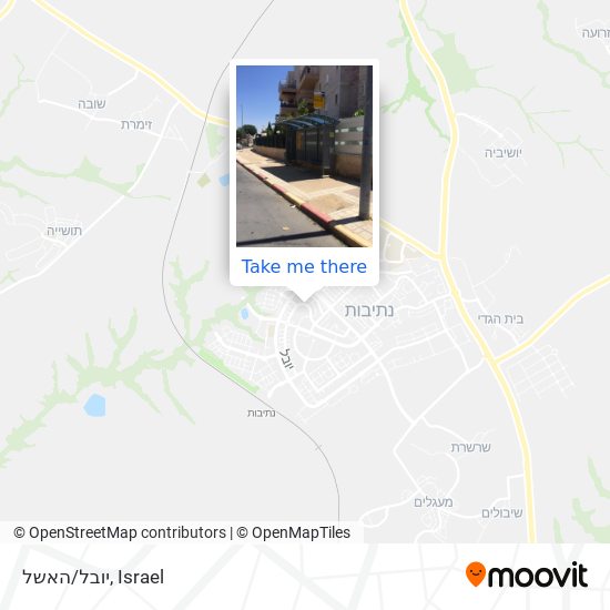 יובל/האשל map