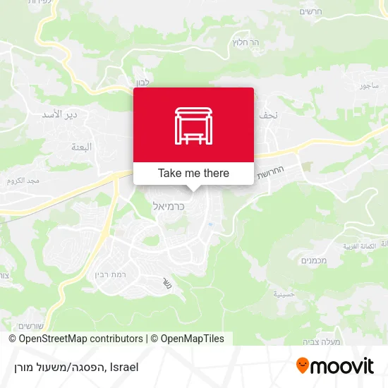 Карта הפסגה/משעול מורן