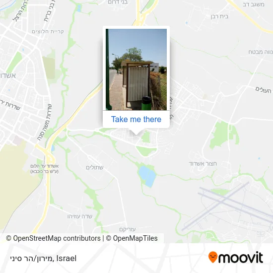 Meiron/Har Sinai map