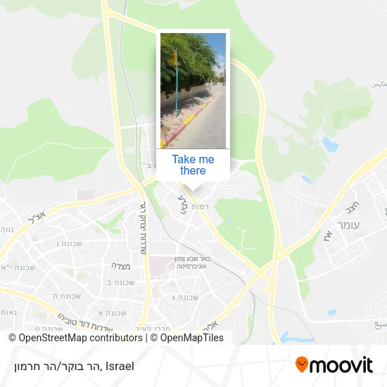 הר בוקר/הר חרמון map
