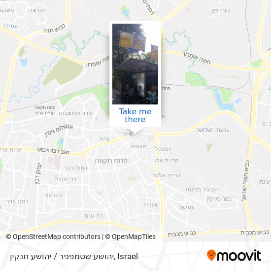 יהושע שטמפפר / יהושע חנקין map