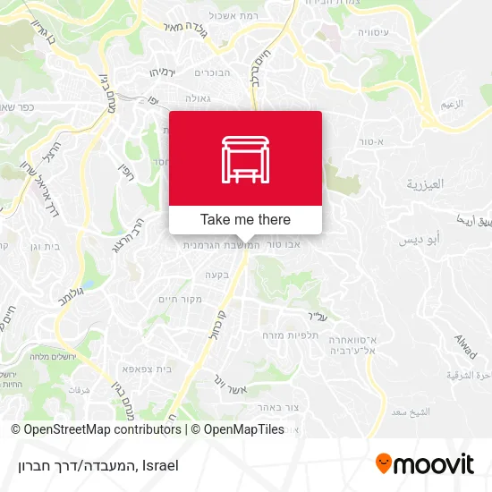Карта המעבדה/דרך חברון