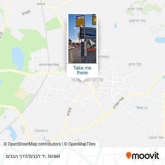 יד לבנים/דרך הבנים map