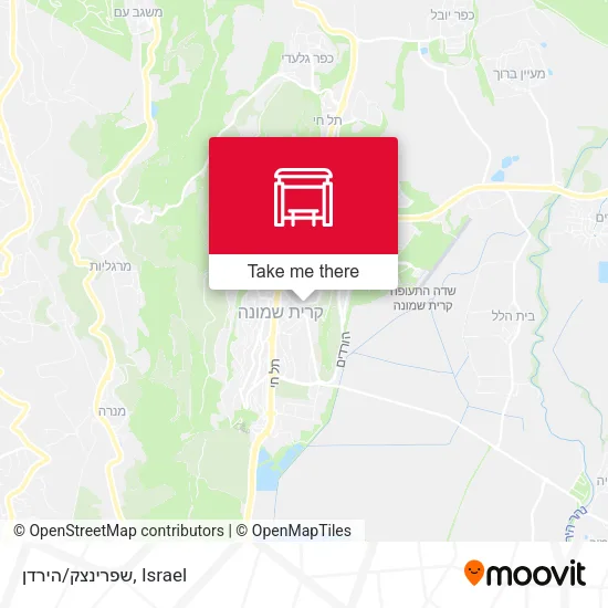 Карта שפרינצק/הירדן