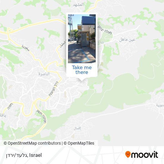 גלעד/ירדן map