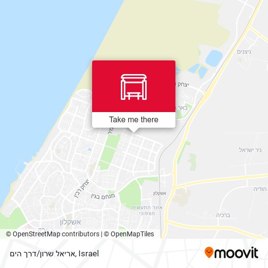 אריאל שרון/דרך הים map