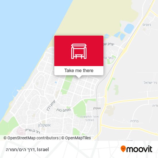 דרך הים/חמרה map