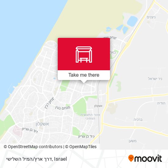 דרך ארץ/המיל השלישי map