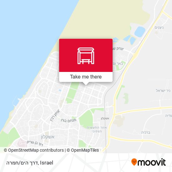 דרך הים/חמרה map