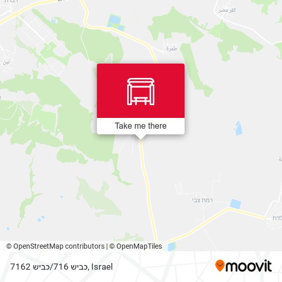 כביש 716/כביש 7162 map