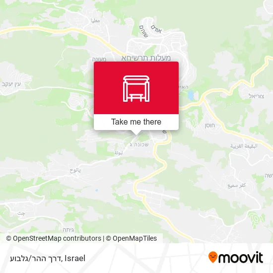 Карта דרך ההר/גלבוע