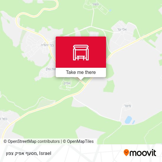 מסעף אפיק צפון map