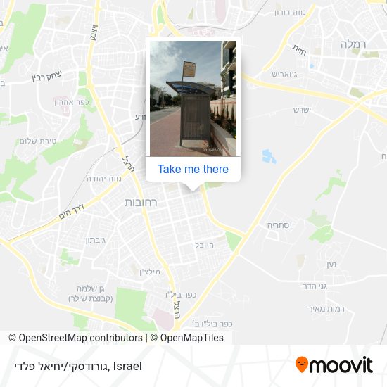 גורודסקי/יחיאל פלדי map