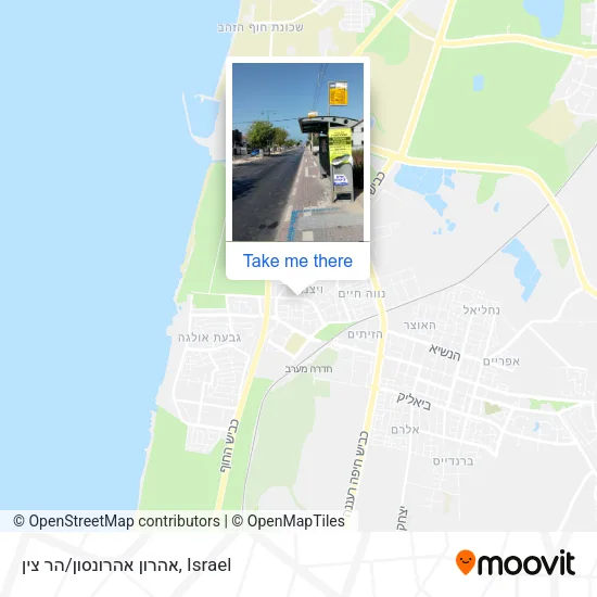 Карта אהרון אהרונסון/הר צין