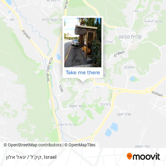 Карта קק'ל / יגאל אלון
