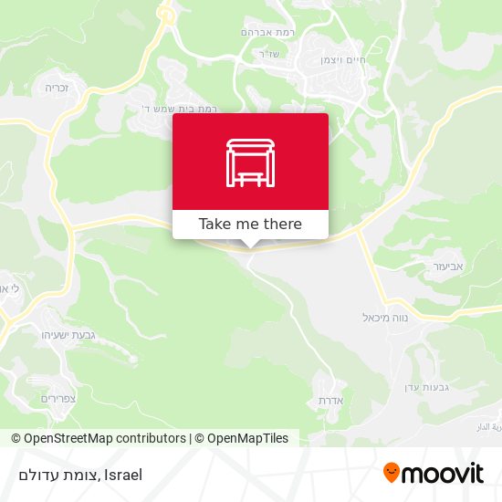 צומת עדולם map
